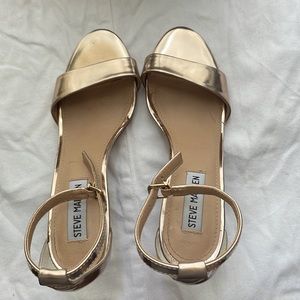 Steve Madden Rose Gold Heels - women’s, size 7